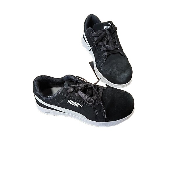 Puma Men's Suede Composite Safety Toe Work Shoes Black Size 6.5 - Picture 1 of 9